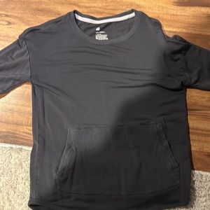 purple barley worn very cute sweatshit/sweater